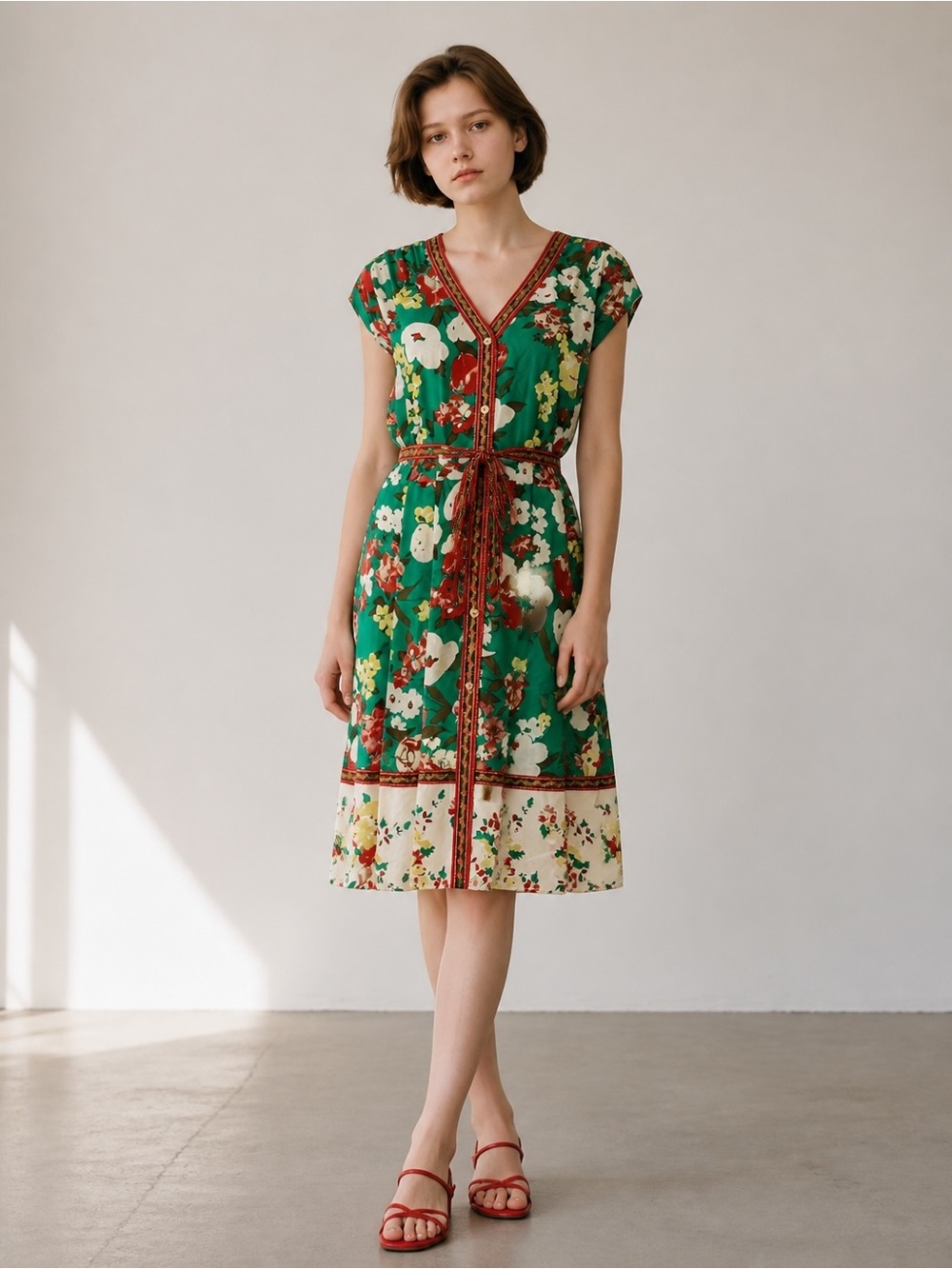 New York & Company Floral Dress